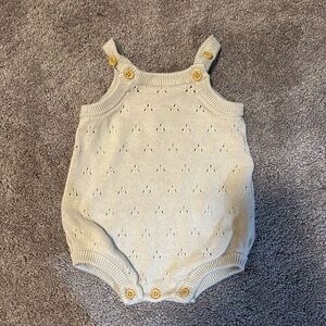 Baby knit onesie